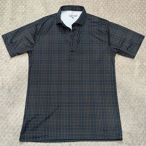 Collars and Co Dress Collar Polo Medium Golf Shirt Short Sleeve Stretch